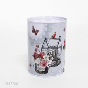 China supplier premium delicate printing tinplate money box