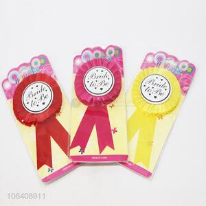 Wholesale Bachelor Party Clothing Accessories Bride To Be Button Badge