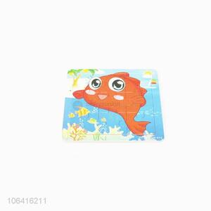 Customized cheap fish pattern jigsaw puzzle