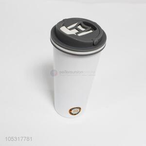 High Sales White Stainless Steel Thermos Cup with Lid