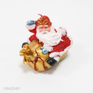 Factory sell custom christmas creative santa claus craft wax candle