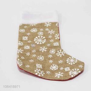 Wholesale fashion Christmas decorations big socks gift bag candy socks