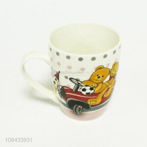 Good sales lovely cartoon bear pattern ceramic cup