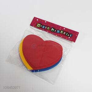 Wholesale low price heart shaped EVA stickers