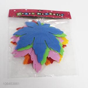 Direct factory maple leaf shaped EVA sticker for kids