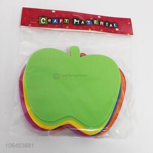 Hot products apple shaped EVA sticker for kids