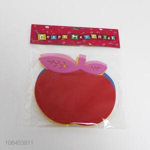 Competitive price apple shaped EVA sticker for kids