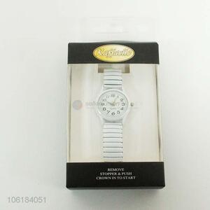 Wholesale 28mm White Stretch Watch Women Watch