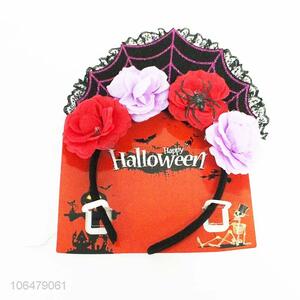 Newest Halloween decoration spider flower design headband