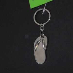 Wholesale promotion flip flop zinc alloy keychain