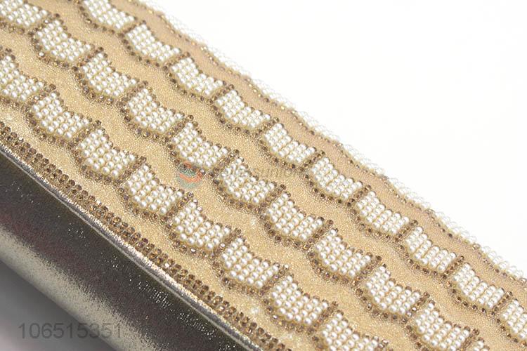 Bottom price peral rhinestone party evening bag shoulder bag with chain strap