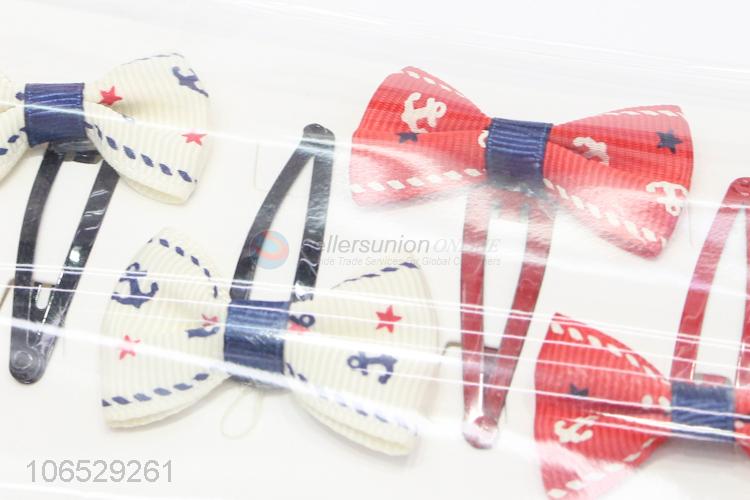 Direct Factory Wholesale Cute Bow Kids Hairpins Set For Hair