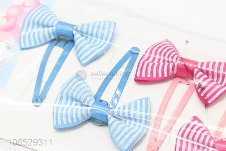 Contracted Design Hair Accessories Baby Little Girls Hair Clips Bows Hairpins Set