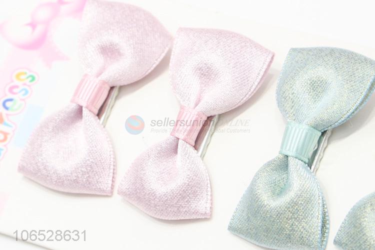 Hot Sale Hair Accessories Kids Bow Hairpins Set For Hair