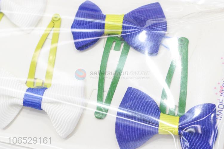 Popular Children Hair Clip Hair Accessories Headwear Baby Bow Cute Girls Hairpins Set