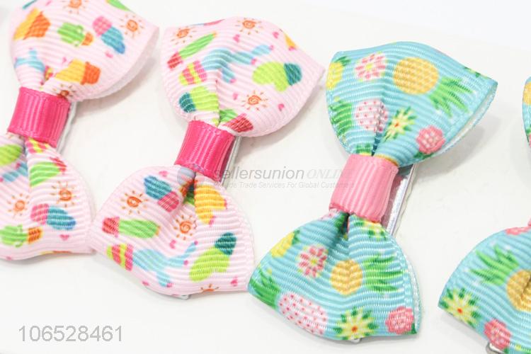 Factory Price Beautiful Girl'S Hair Clips Bow Knot Hairpins Set