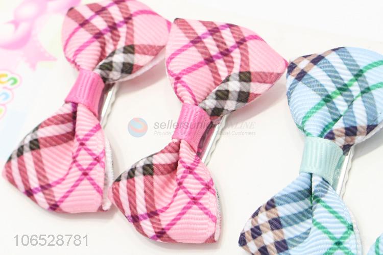 Fashion Design Girls Hair Accessories Cute Bow Hairpins Set