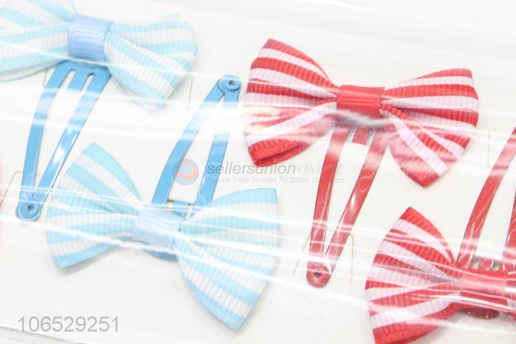 Hot Sale Hair Clip Child'S Bow Clip Hair Bowknot Hairpin Set