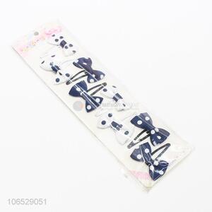 China Manufacturer Colorful Bow Hairpin Set For Girls