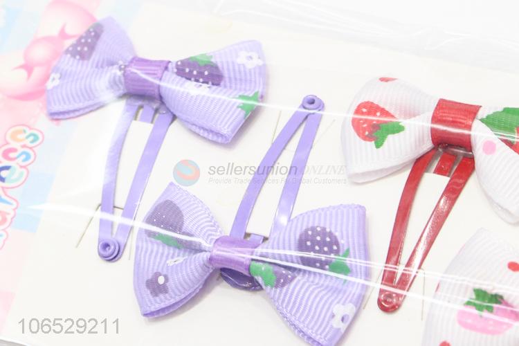 Wholesale Children'S Bow Hair Clips Hairpin Set For Kids