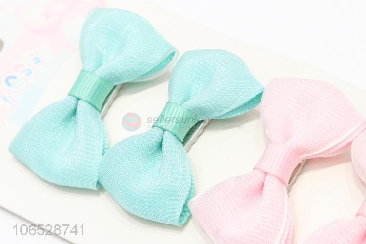 Hot Selling Fancy Baby Hair Clips Children Cute Bow Hairpins Set For Girls