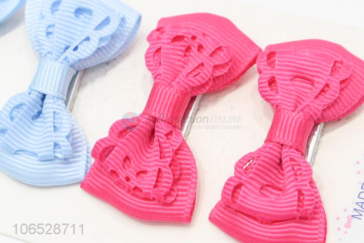 Hot Style Beautiful Bow Hairpin Children'S Headdress Hair Clips Set