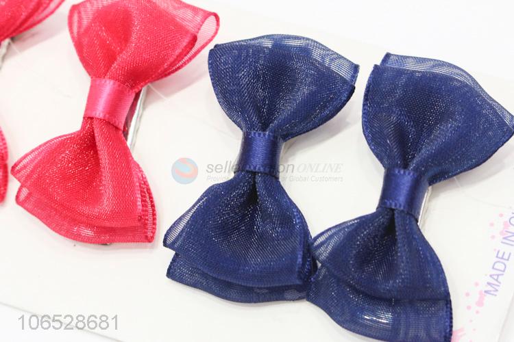 New Fashion Hair Accessories Kids Bow Hairpin Set For Baby Girl