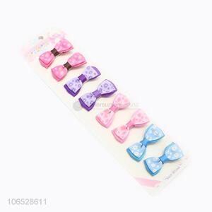 High Quality Cute Hair Accessories Hair Bow Clip Set For Girls