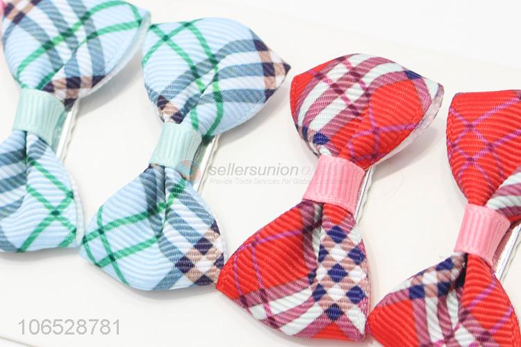 Fashion Design Girls Hair Accessories Cute Bow Hairpins Set