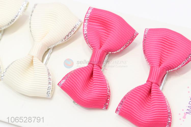 Wholesale Cute Bow Decoration Hair Clips Girls Headwear Hairpin Set