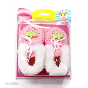 Best Sale Baby Winter Shoes Indoor Winter Warm Plush Cotton Shoes