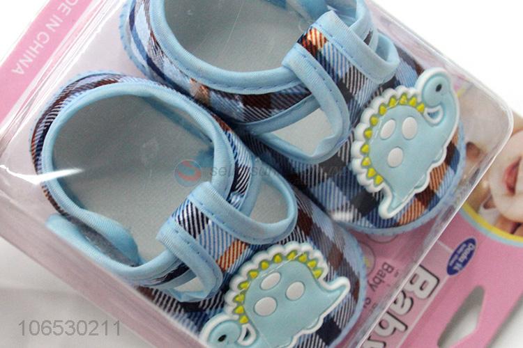 Good Sale Check Pattern Cute Baby Shoes Thin Shoe