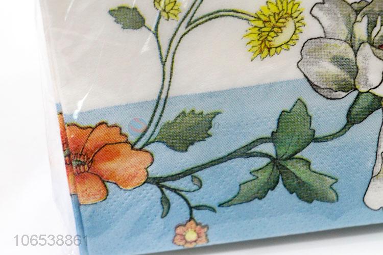 Best quality 16.5*16.5cm exquisite hotel paper napkins