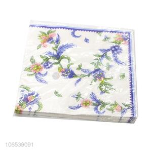 Dependable factory art design custom printed dinner paper napkin