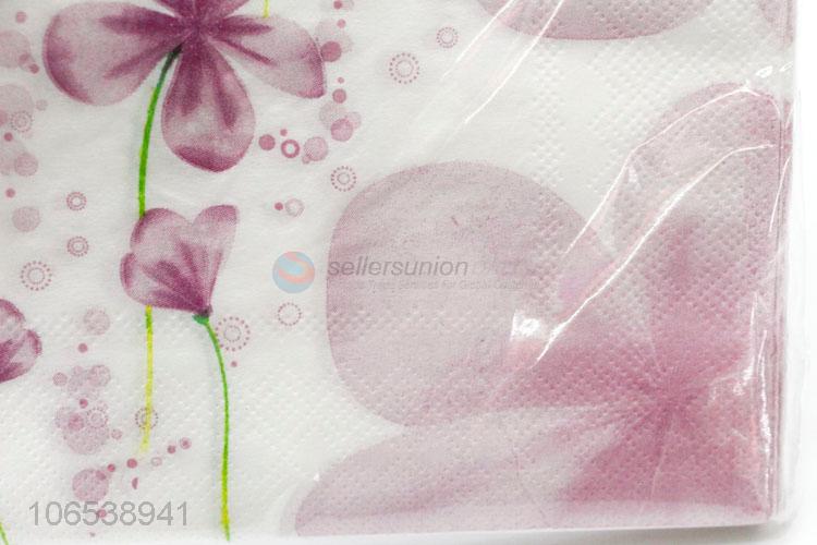 Wholesale superior 2 ply 3 ply custom printed restaurant paper napkin