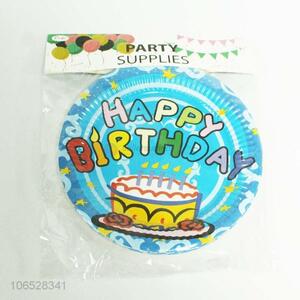 Factory price party supplies round custom printing paper plates
