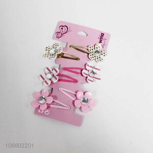 Newly designed kids girls flower hairpin hair accessories