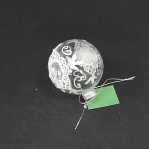 Promotional cheap Christmas ornaments personalized exquisite glass balls