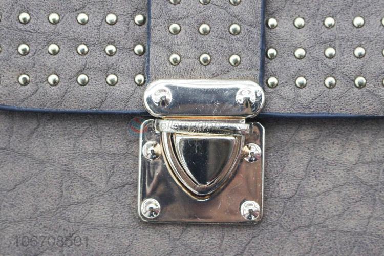 Wholesale New Coming Rivet Design Pu Leather Women Shoulder Bag