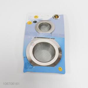 Best quality 2pcs stainless steel kitchen sink strainer