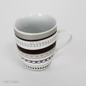 New products geometric pattern ceramic water cup