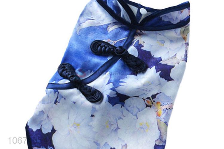 Hot Selling Pet Clothes Chinese Style Summer Dog Cheongsam Dresses Dog Clothes