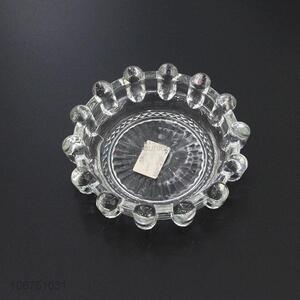 Good Quality Round Glass Tobacco Jar Transparent Ashtray
