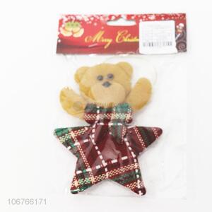 Professional factory hanging bear doll Christmas tree decorations
