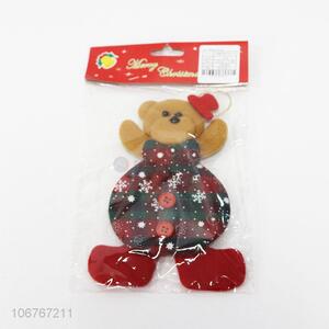 Attractive design bear doll Christmas tree gadgets ornaments