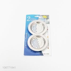 High quality 2pcs 55 holes stainless steel sink strainer