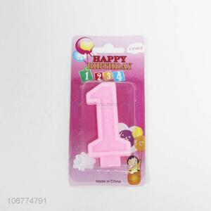 Wholesale custom birthday party number 1 candles