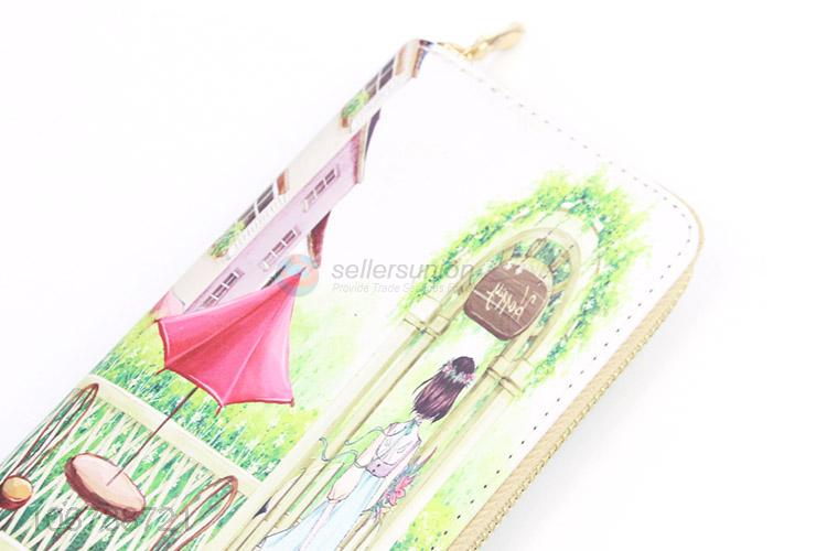 Fashion Printing Leather Purse Best Card Holder For Women