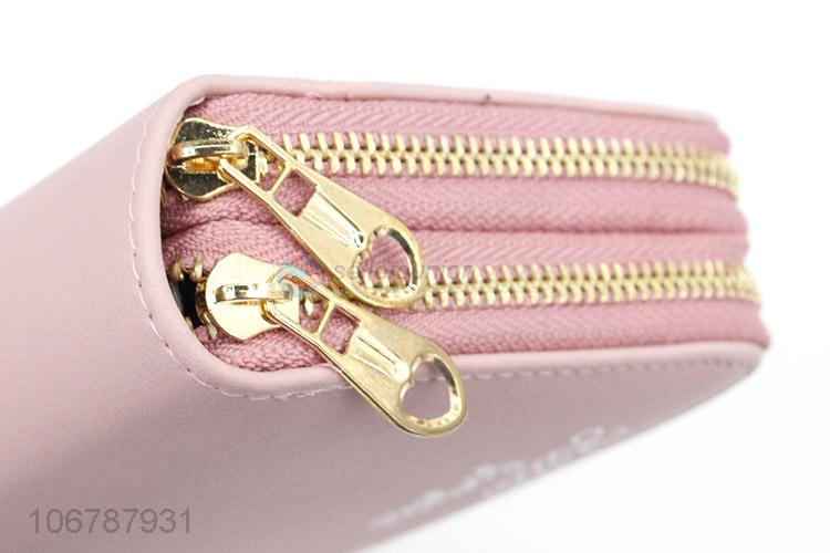 Wholesale PU Leather Wallet Fashion Long Purse