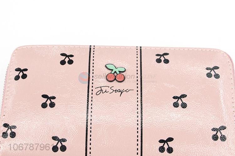 New Style Double Zipper Wallet Ladies Coin Purse